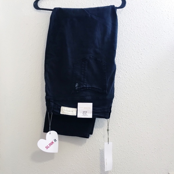 Slink high rise jeans size 22 black - Picture 4 of 8